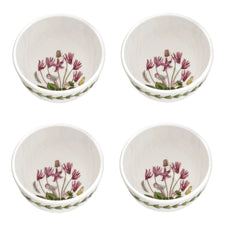 Botanic Garden - Classics Bowls S/4 Bowls (Cyclamen) Portmeirion