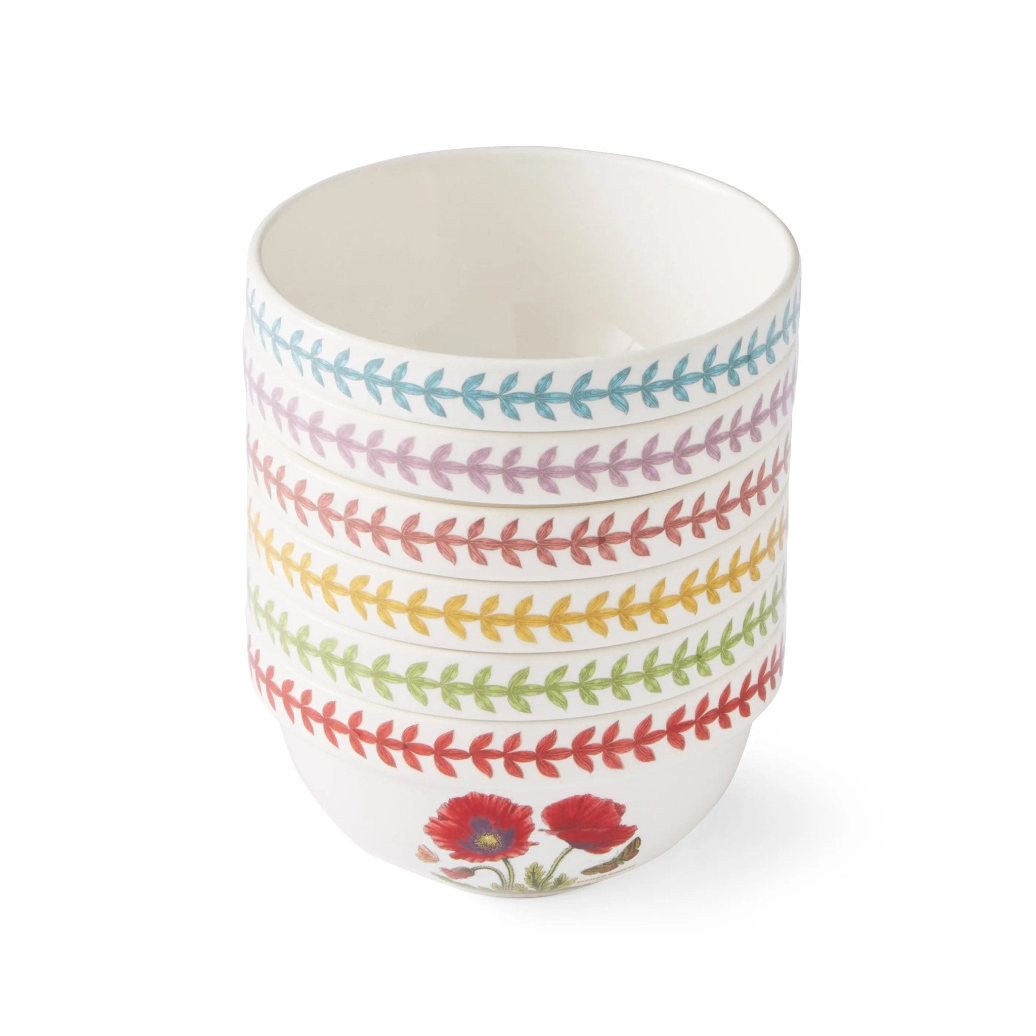 Botanic Garden - Meadow STACKING BOWL 5'' S/6 Portmeirion