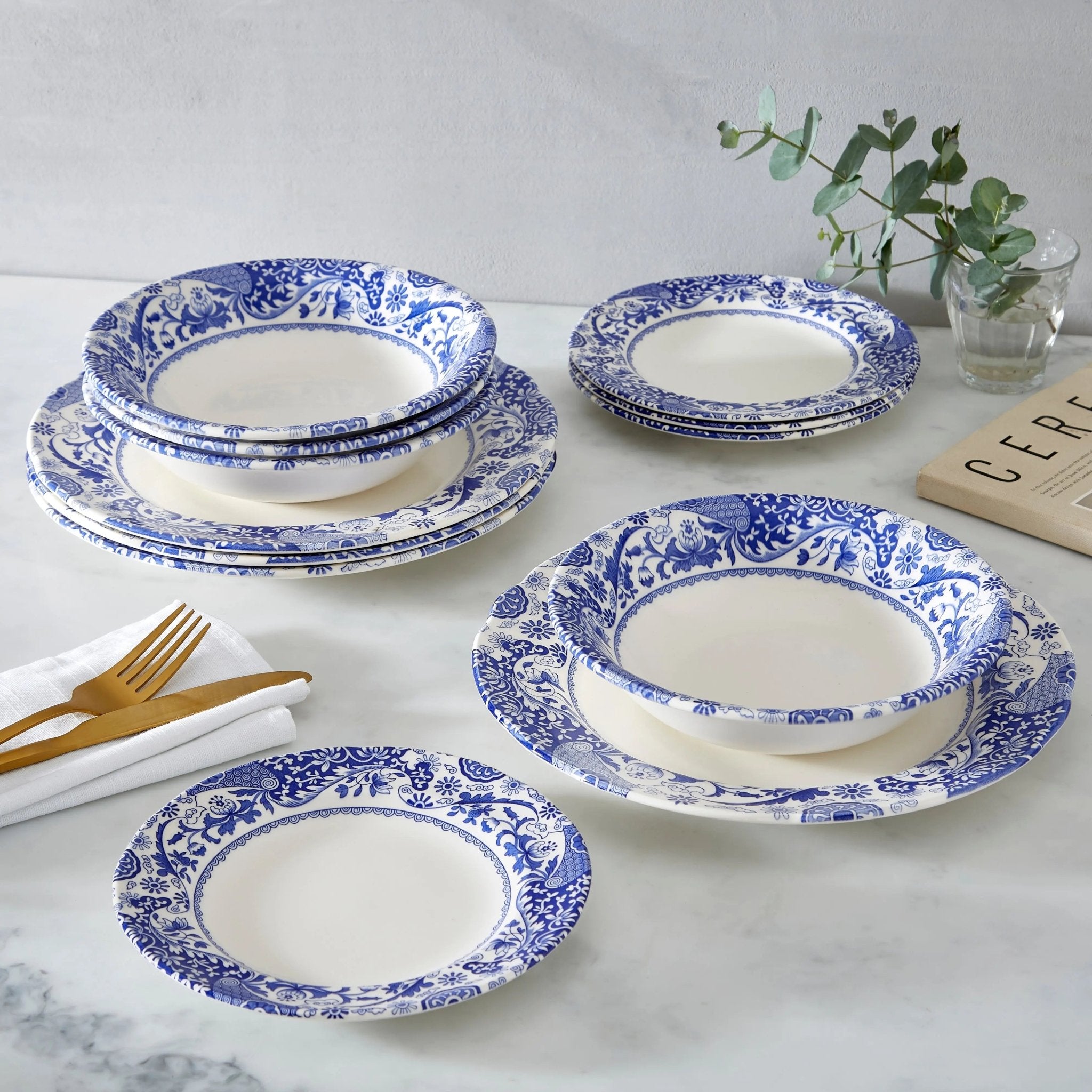 Brocato Dinnerware 12 pc Set Spode