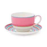 Calypso Serveware and Giftware Breakfast Cup & Saucer - Pink Spode