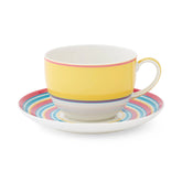 Calypso Serveware and Giftware Breakfast Cup & Saucer - Yellow Spode