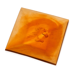 Cavalcade Tray in Amber Daum