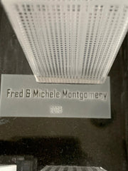 Chicago Skyline Crystal, Handcrafted Luxury Art and Premium City Souvenir.