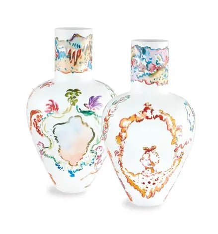 CHINOISERIES SET 2 VASES Vista Alegre
