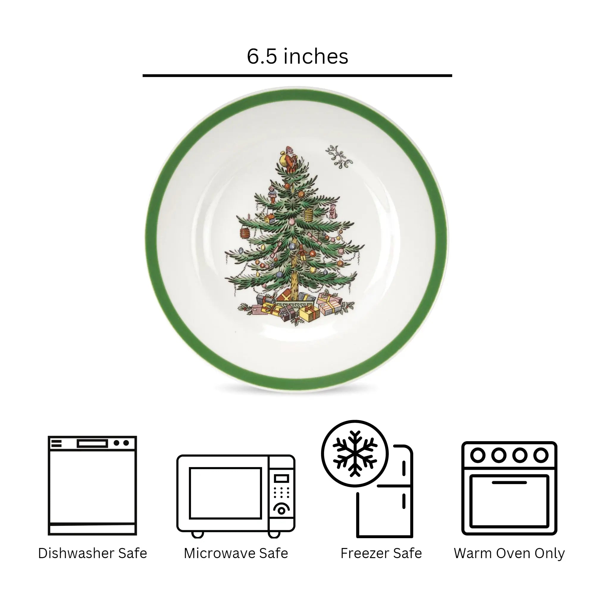 Christmas Tree - Dinnerware / Entertaining Bread & Butter Plate ** Spode