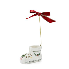 Christmas Tree - Ornaments BABY 1ST BOOTIE ORN DTD 2024 Spode