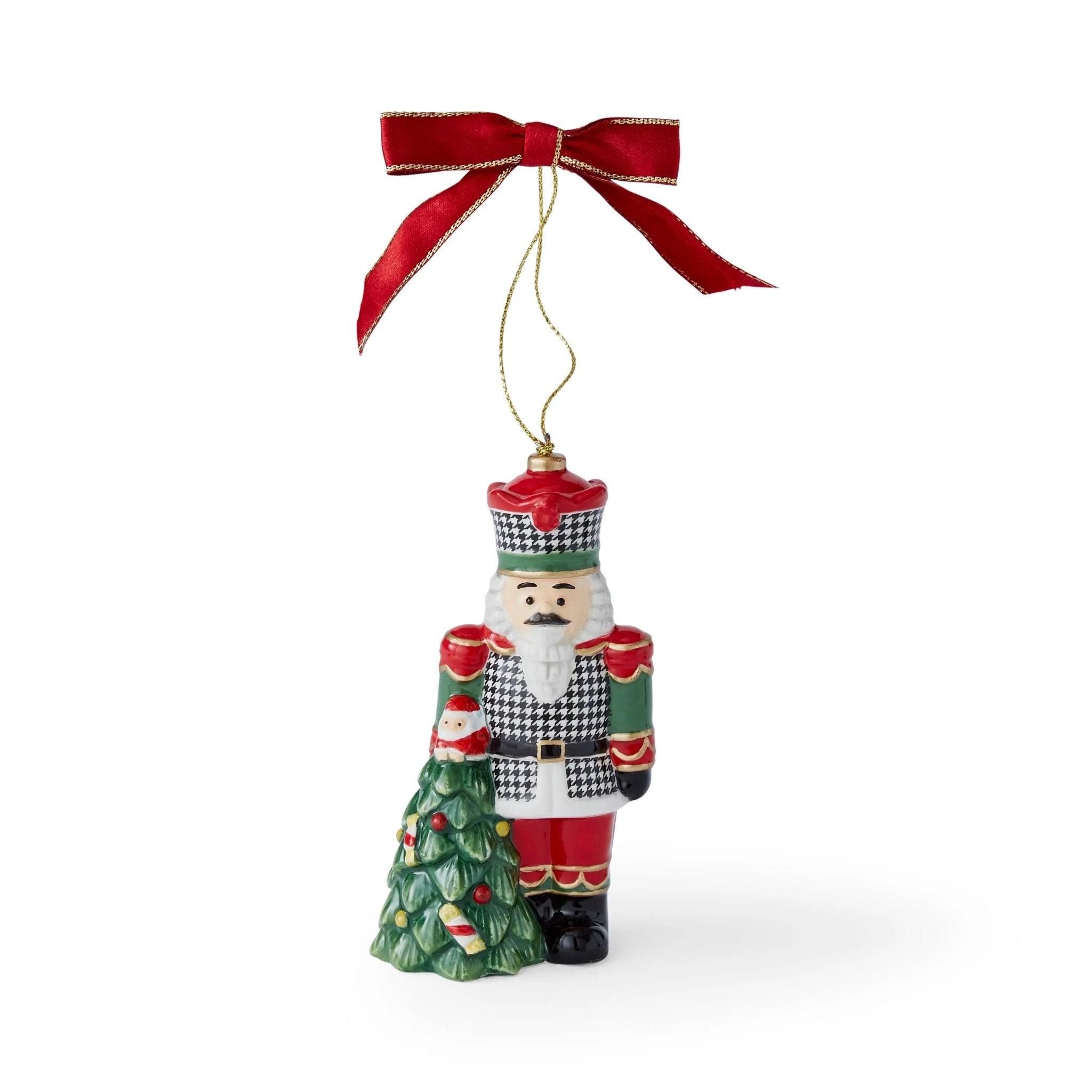 Christmas Tree - Ornaments Houndstooth Nutcracker Ornament Spode