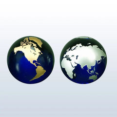 COBALT BLUE GLOBE Crystal House - Prism