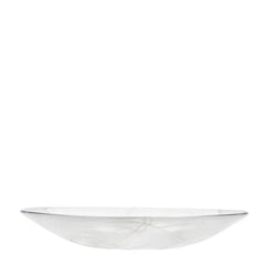 Contrast Dish White/White Kosta Boda