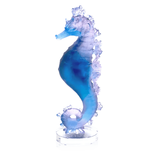 Coral Sea Blue Pink Seahorse Daum