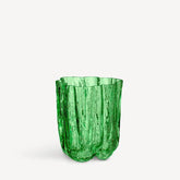 Crackle Vase Green Small Kosta Boda - Crystal House