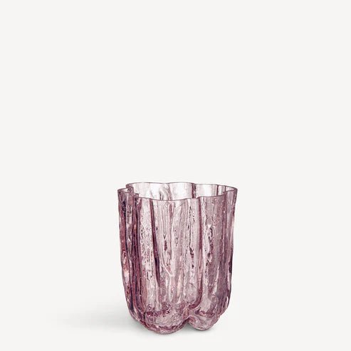 Crackle Vase Pink Small Kosta Boda - Crystal House