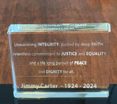 Crystal Block with Custom Personal Quote - Perfect Gift for Any Occasion Crystal House Promo