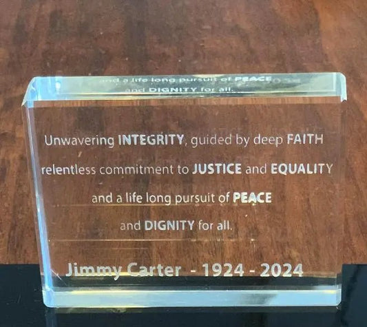 Crystal Block with Custom Personal Quote - Perfect Gift for Any Occasion Crystal House Promo