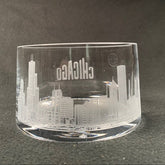 Crystal Bowl - Chicago Skyline Crystal Bowl Crystal House - Crystal House