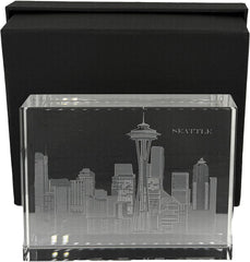 Crystal House Paperweight Fine Crystal with Deep Engraving Premium Luxury Gift Office Decor Crystal House - Crystal House