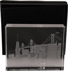 Crystal House Paperweight Fine Crystal with Deep Engraving Premium Luxury Gift Office Decor Crystal House - Crystal House