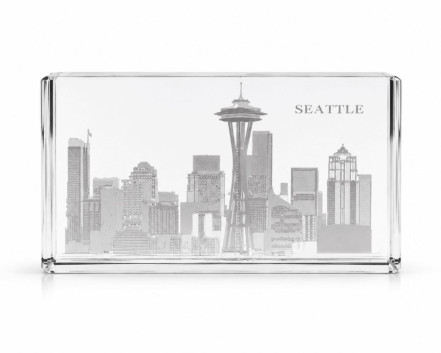Crystal House Paperweight Fine Crystal with Deep Engraving Premium Luxury Gift Office Decor Crystal House - Crystal House