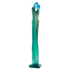 Depart in Blue & Green by Laurence Bonnel Daum