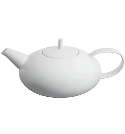 DOMO White Porcelain Tea Pot: Elevate Your Tea Ritual with Modern Elegance Vista Alegre