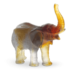 Elephant in Amber & Green by Jean François Leroy Daum