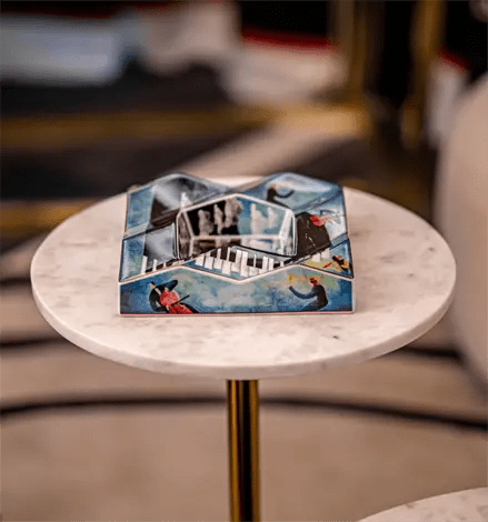 FÜR BEETHOVEN SQUARE ASHTRAY Vista Alegre