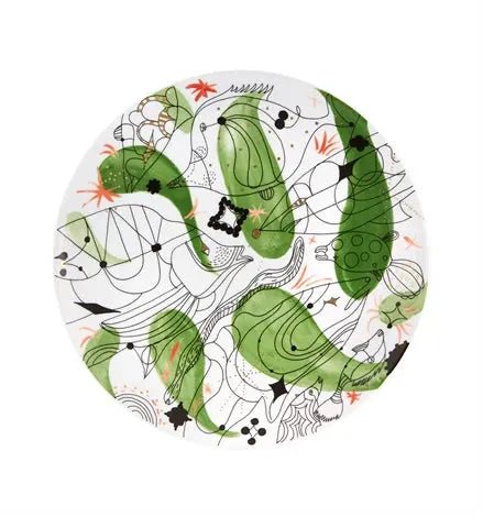 FOLKIFUNKI SMALL PLATTER BLUE Vista Alegre