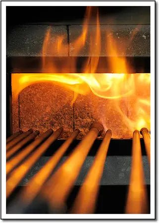 Glowing Ember Sculpture - 2058 Monarch Custom Glass