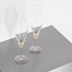 Gold Champagne Flutes