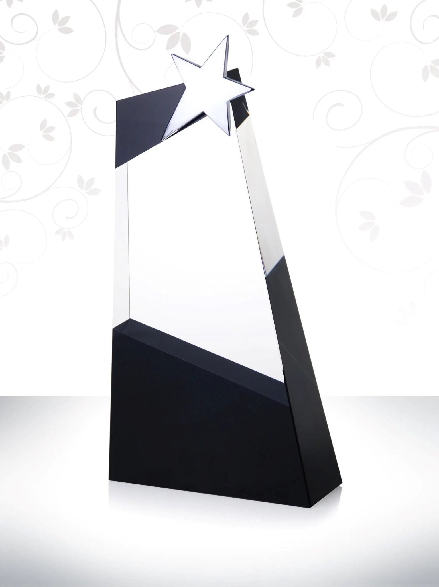 Guiding Light Star Tower Trophy Crystal House - RM