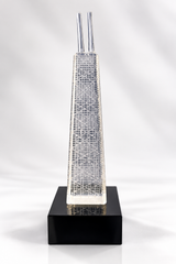 John Hancock Tower Crystal Sculpture main view