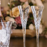 Happy Celebrations Toasting Flute 210ml 7floz, Set of 2 Crystal House