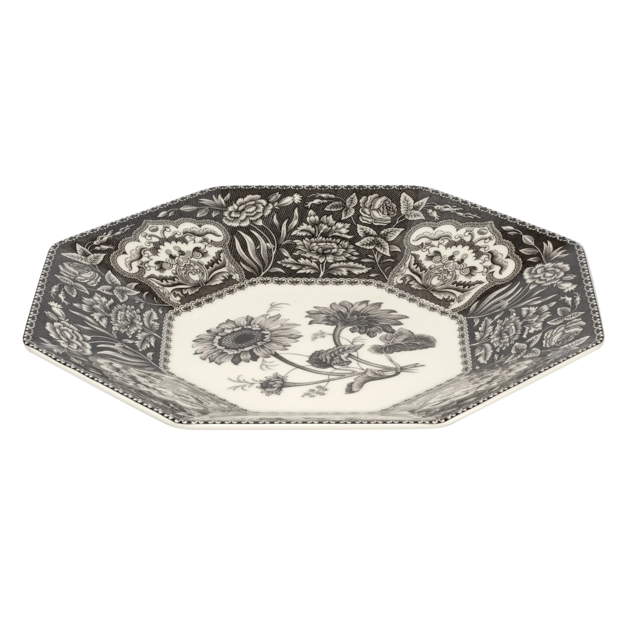 Heritage Dinnerware / Serveware / Giftware Octagonal Platter (Floral) Spode