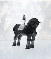 Horse Carrying Fire by Hilton McConnico 375 ex Daum - Crystal House