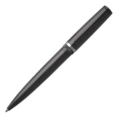 HUGO BOSS Ballpoint Pen Gear Metal Chrome (Dual Branding) Crystal House Promo