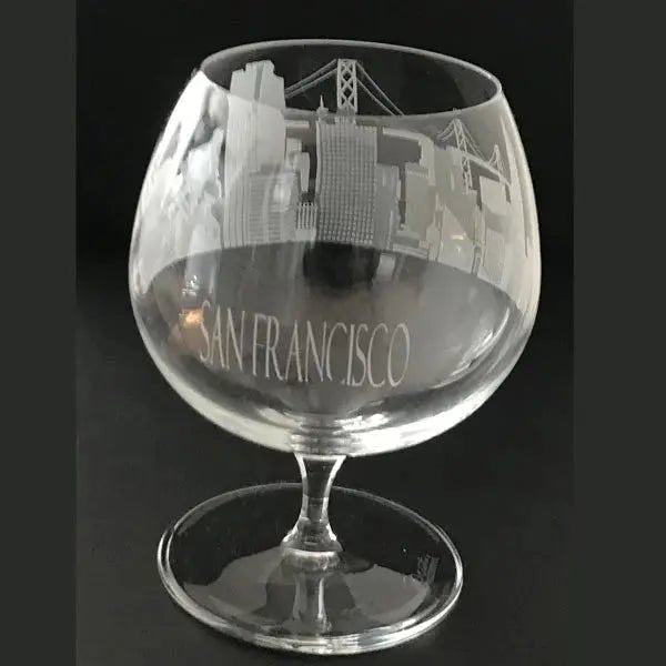 I Love San Francisco Brandy Snifter