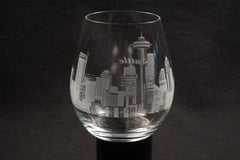 I love Seattle stemless wine glass