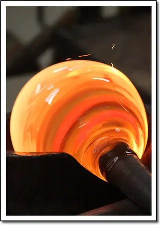 Indigo Monarch Athena Vase - 1741 Monarch Custom Glass