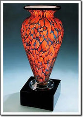 Indigo Monarch Athena Vase - 1741 Monarch Custom Glass