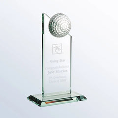JADE GLASS GOLF PINNACLE Crystal House - Prism