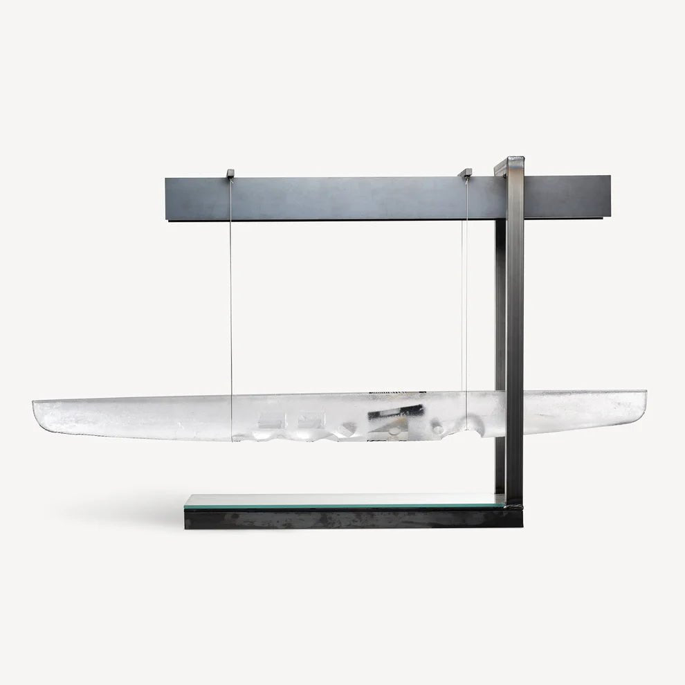Kosta Boda Clear Boat 2 Unique Sculpture – Luxury Crystal Art Collectible Kosta Boda - Crystal House