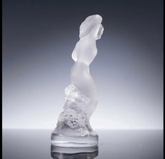Lalique Crystal Figurine, La Faune, with Original Box Crystal House - Replacements