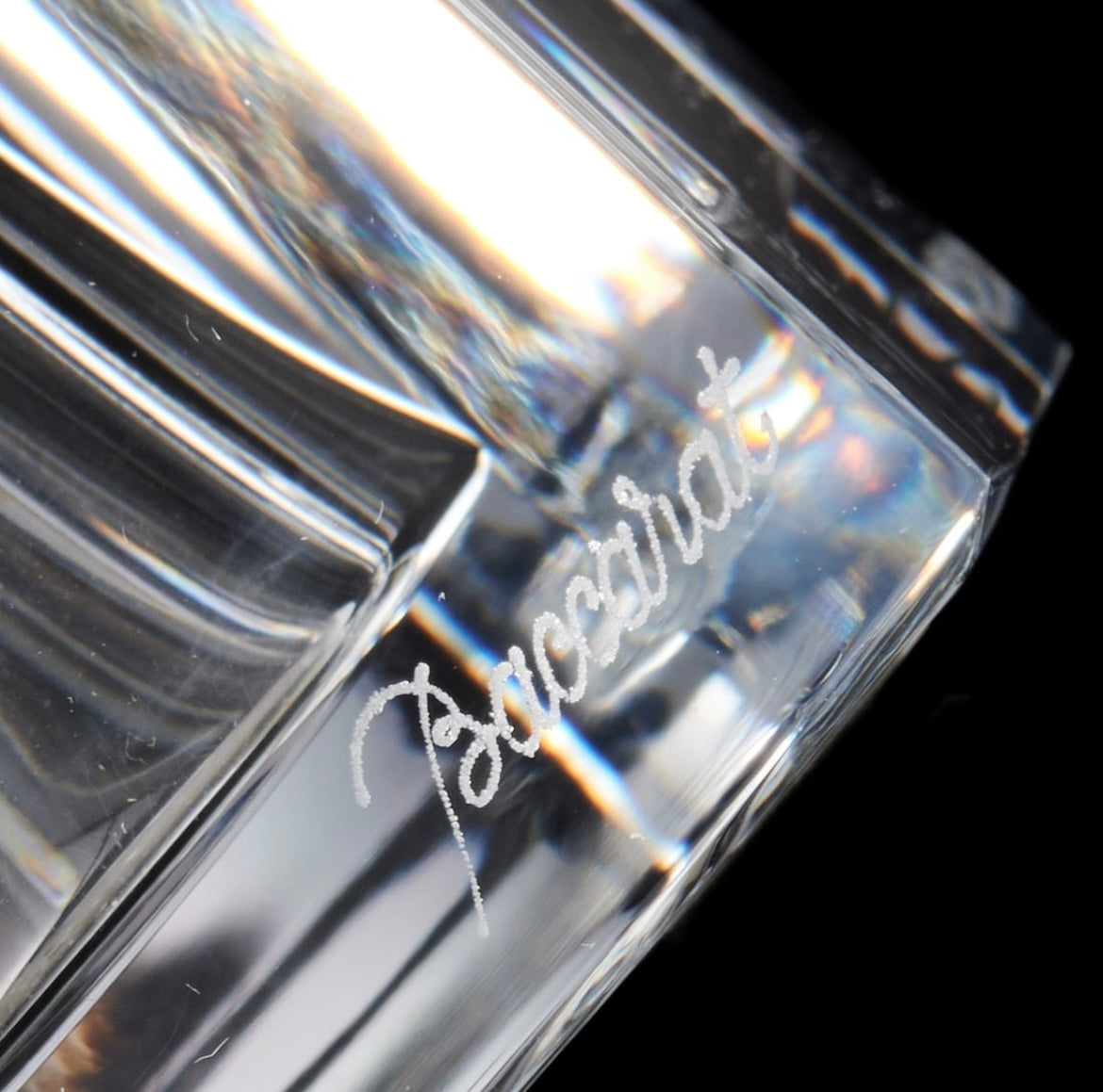 Large baccarat ginkgo vase with box Crystal House - Replacements