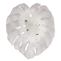 Large Short-Fixture Monstera Wall Leaf by Emilio Robba Daum