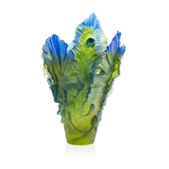 Large Vase - Fleur de Paon Exotique Daum
