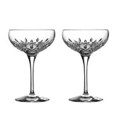 Lismore Essence Champagne Saucer - Pair Waterford - Crystal House