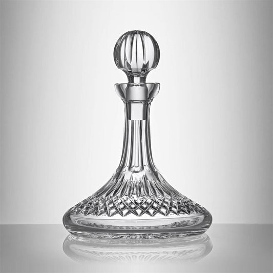 Lismore Ships Decanter, 26oz Waterford - Crystal House