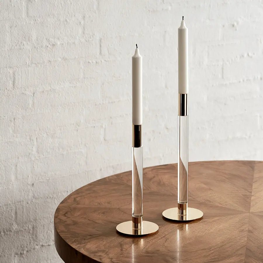 Lumiere Candlestick Silver Orrefors