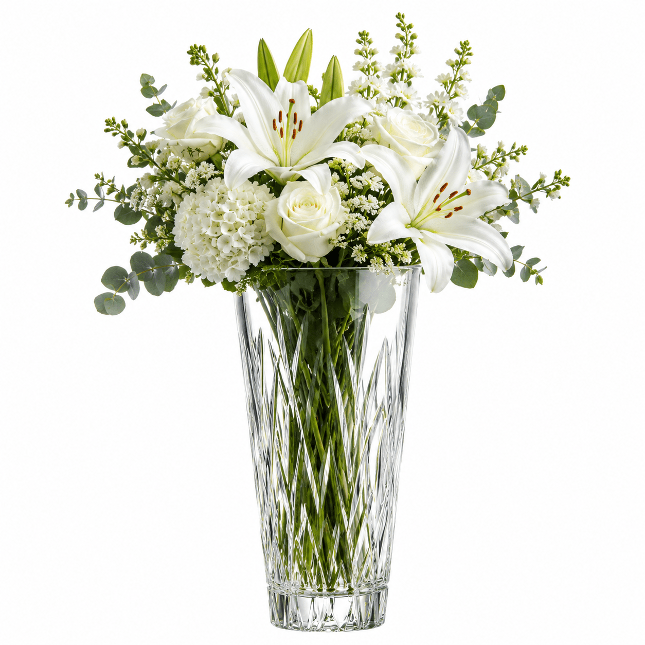 Luxury Crystal Vase Home Decor - Premium Elegance Gift Crystal House - Prism - Crystal House