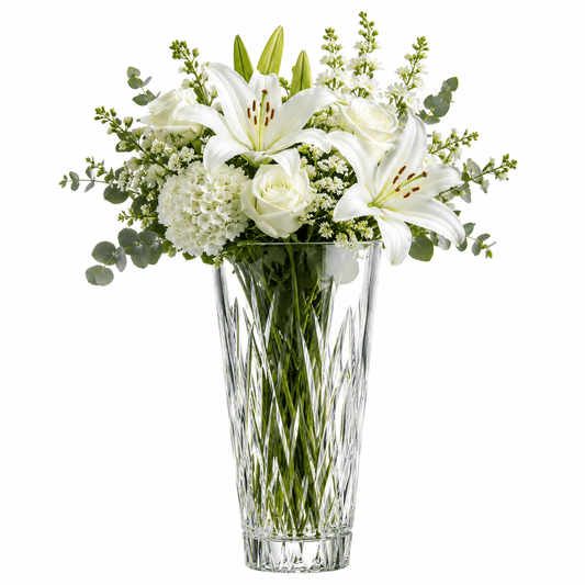 Luxury Crystal Vase Home Decor - Premium Elegance Gift Crystal House - Prism - Crystal House